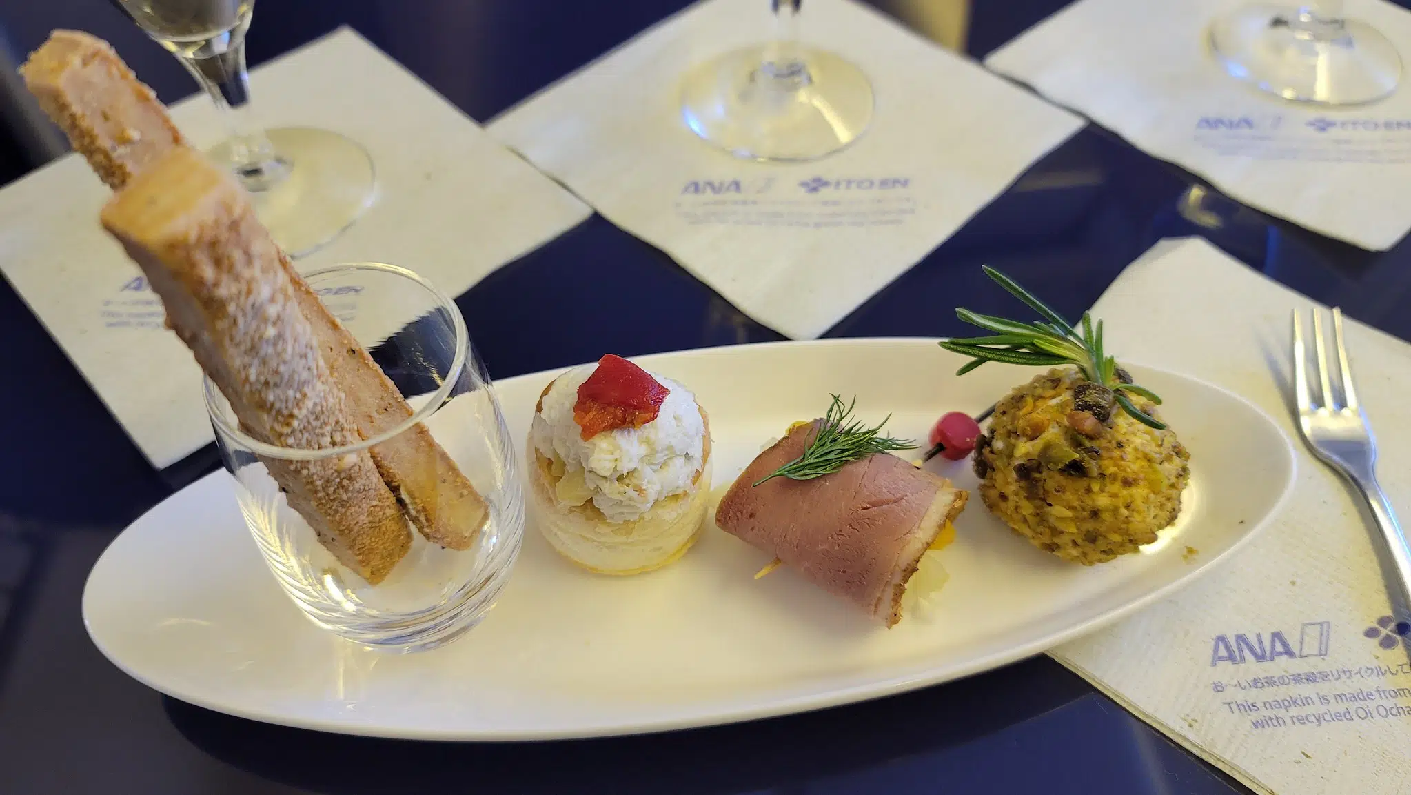 a plate of food on a table